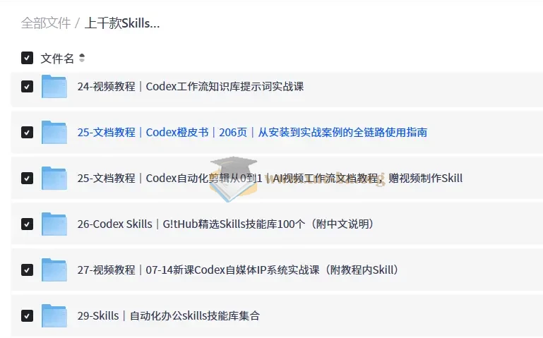 上千款Skills技能合集包,一站式技能进阶资源库第2张 - 学霸网