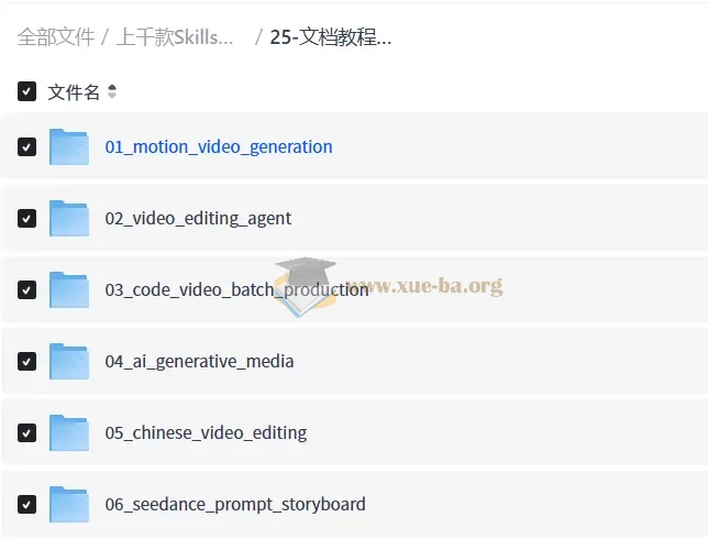 上千款Skills技能合集包,一站式技能进阶资源库第8张 - 学霸网